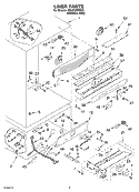 LINER PARTS Diagram and Parts List for KBLC36FMS00  KitchenAid Refrigerator
