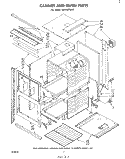 SECTION Diagram and Parts List for SB130PSK0  Whirlpool Wall Oven