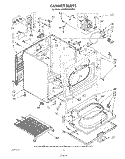 SECTION Diagram and Parts List for KEYE850VHT0  KitchenAid Dryer