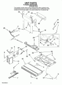 UNIT PARTS Diagram and Parts List for GB2SHDXTD00  Whirlpool Refrigerator