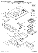 Part Location Diagram of WP8285847 Whirlpool Surface Element