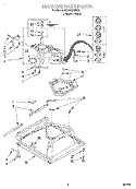 MACHINE BASE Diagram and Parts List for 8LSR6233EQ0  Whirlpool Washer
