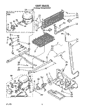UNIT Diagram and Parts List for ET20GMXWW00  Whirlpool Refrigerator