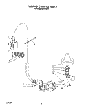 FILL AND OVERFILL Diagram and Parts List for KUDC220T0  KitchenAid Dishwasher