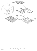 OVEN Diagram and Parts List for KESS300BAL0  KitchenAid Range