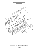 CONTROL PANEL Diagram and Parts List for RS6300XKW3  Whirlpool Range