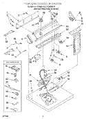 Part Location Diagram of 3976771 Whirlpool PANEL-CNTL