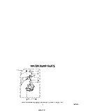 WATER PUMP Diagram and Parts List for LA5300XMW1  Whirlpool Washer