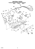 CONTROL Diagram and Parts List for GD2LHGXLT03  Whirlpool Refrigerator