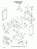 CHASSIS PARTS Diagram and Parts List for IVE82302  Inglis Range