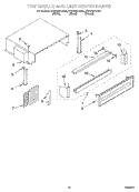 TOP GRILLE AND UNIT COVER Diagram and Parts List for KSSS36FJW00  KitchenAid Refrigerator