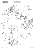 UNIT, LITERATURE Diagram and Parts List for CA5WM45  Crosley Air Conditioner