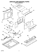 AIR FLOW AND CONTROL PARTS Diagram and Parts List for MACM122XP0  Whirlpool Air Conditioner
