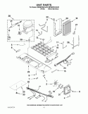 UNIT PARTS Diagram and Parts List for BRS62CRANA00  Whirlpool Refrigerator
