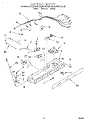 CONTROL Diagram and Parts List for KSUP27QDBL05  KitchenAid Refrigerator