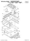 Part Location Diagram of 9755225PB Whirlpool TRIM-VENT