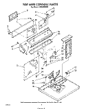 SECTION Diagram and Parts List for LE5920XMW0  Whirlpool Dryer