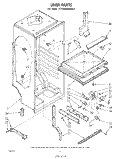LINER , LIT/OPTIONAL Diagram and Parts List for ET14MNXMWR1  Whirlpool Refrigerator