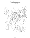 BODY Diagram and Parts List for 2384W1A  Roper Range