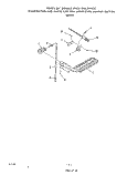 UPPER OVEN BURNER Diagram and Parts List for 1885W3A  Roper Range