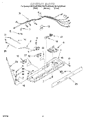 CONTROL, LIT/OPTIONAL Diagram and Parts List for KSUP22QDWH00  KitchenAid Refrigerator