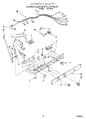 CONTROL Diagram and Parts List for 8ED25PQXDW01  Whirlpool Refrigerator