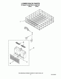 Part Location Diagram of WPW10199800 Whirlpool Dishrack