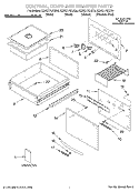SECTION Diagram and Parts List for KEWD175HBL0  KitchenAid Warming Drawer