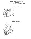 OVEN DOOR Diagram and Parts List for F5007W0  Roper Range