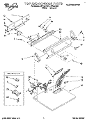 SECTION Diagram and Parts List for LET5624BN1  Whirlpool Dryer