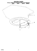 HEATER PARTS Diagram and Parts List for KUDS01FLWH0  KitchenAid Dishwasher