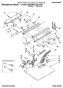 SECTION Diagram and Parts List for KEYE770BWH0  KitchenAid Dryer