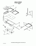 SHELF PARTS Diagram and Parts List for GI5SVAXVB03  Whirlpool Refrigerator