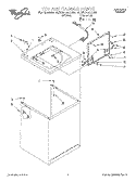 Part Location Diagram of 3350352 Whirlpool CABINET