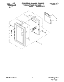 CONTROL PANEL Diagram and Parts List for MH6110XBQ0  Whirlpool Microwave