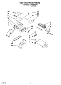 TOP VENTING PARTS Diagram and Parts List for KDSS907SSS00  KitchenAid Range