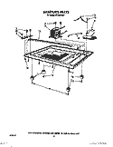 BASEPLATE Diagram and Parts List for MT1851XW1  Whirlpool Microwave