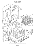 OVEN Diagram and Parts List for RS670PXK4  Whirlpool Range