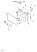Part Location Diagram of 2177312 Whirlpool GASKET-FIP