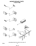 WIRING HARNESS Diagram and Parts List for SHF7804W1  Whirlpool Dishwasher