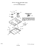 MAIN Diagram and Parts List for F5558W0  Roper Range