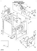 SECTION Diagram and Parts List for REL4622BL1  Roper Dryer