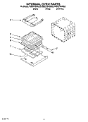 INTERNAL OVEN PARTS Diagram and Parts List for KEBC276KBL03  KitchenAid Wall Oven