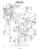 CABINET Diagram and Parts List for ET16EK1PWR3  Whirlpool Refrigerator