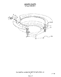 HEATER Diagram and Parts List for 4KUDA22ST1  KitchenAid Dishwasher