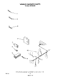 WIRING HARNESS Diagram and Parts List for DP8700XTN5  Whirlpool Dishwasher