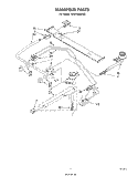 Part Location Diagram of 878303 Whirlpool Fitting, Flange