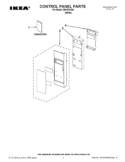 CONTROL PANEL PARTS Diagram and Parts List for IMH15XVQ4  Whirlpool Microwave