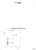 MISCELLANEOUS Diagram and Parts List for 6LSP8255AW2  Whirlpool Washer