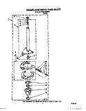 BRAKE AND DRIVE TUBE Diagram and Parts List for TAWL200WW0  Estate Washer
